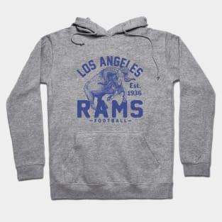 Retro Los Angeles Rams 1 by Buck Tee Hoodie